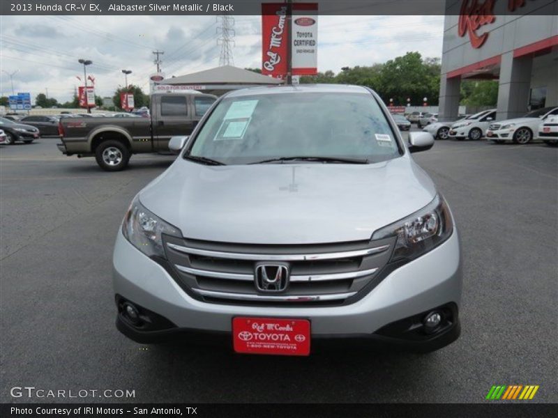 Alabaster Silver Metallic / Black 2013 Honda CR-V EX
