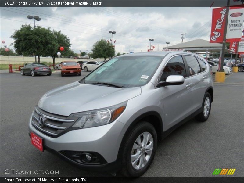 Alabaster Silver Metallic / Black 2013 Honda CR-V EX