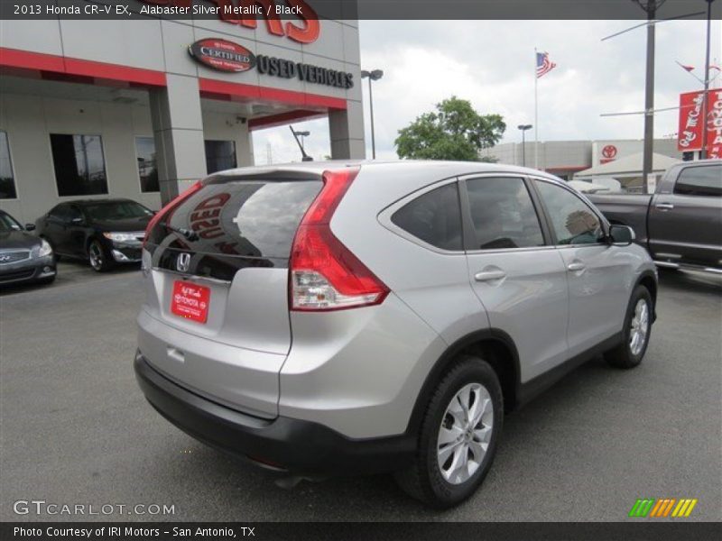 Alabaster Silver Metallic / Black 2013 Honda CR-V EX