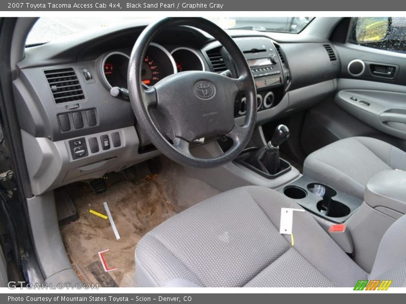  2007 Tacoma Access Cab 4x4 Graphite Gray Interior