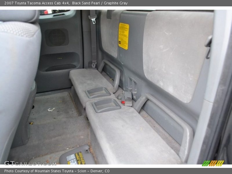 Black Sand Pearl / Graphite Gray 2007 Toyota Tacoma Access Cab 4x4