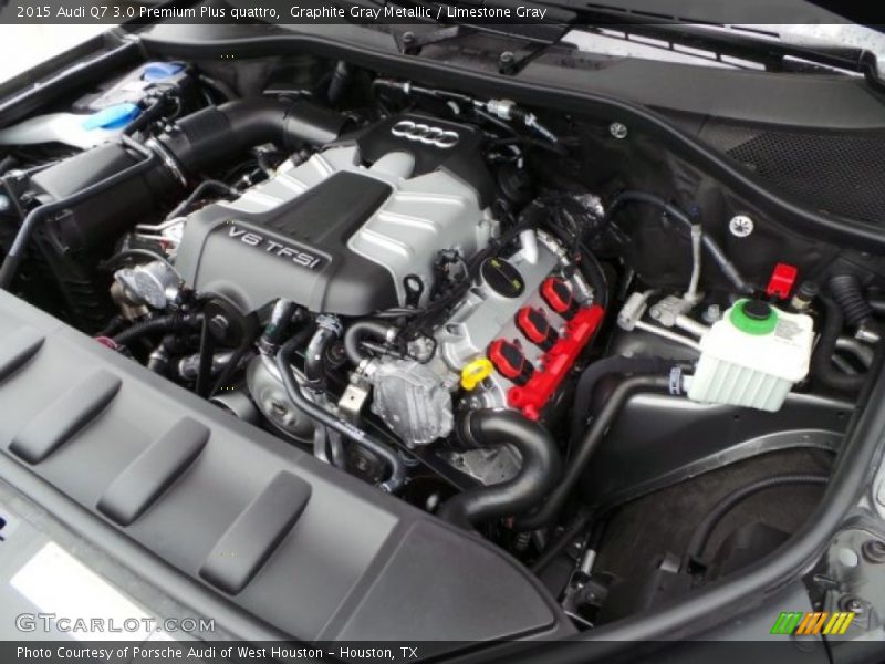 Graphite Gray Metallic / Limestone Gray 2015 Audi Q7 3.0 Premium Plus quattro