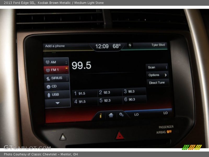 Kodiak Brown Metallic / Medium Light Stone 2013 Ford Edge SEL