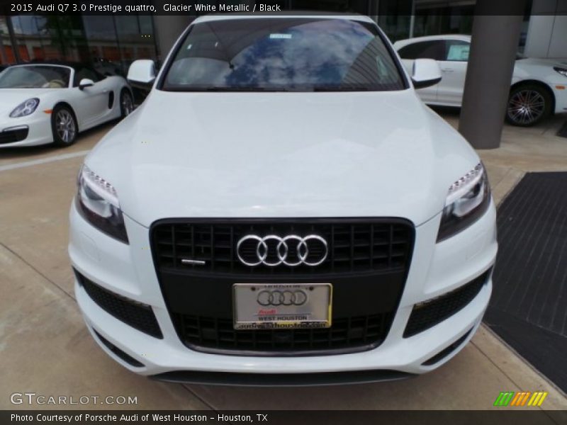 Glacier White Metallic / Black 2015 Audi Q7 3.0 Prestige quattro