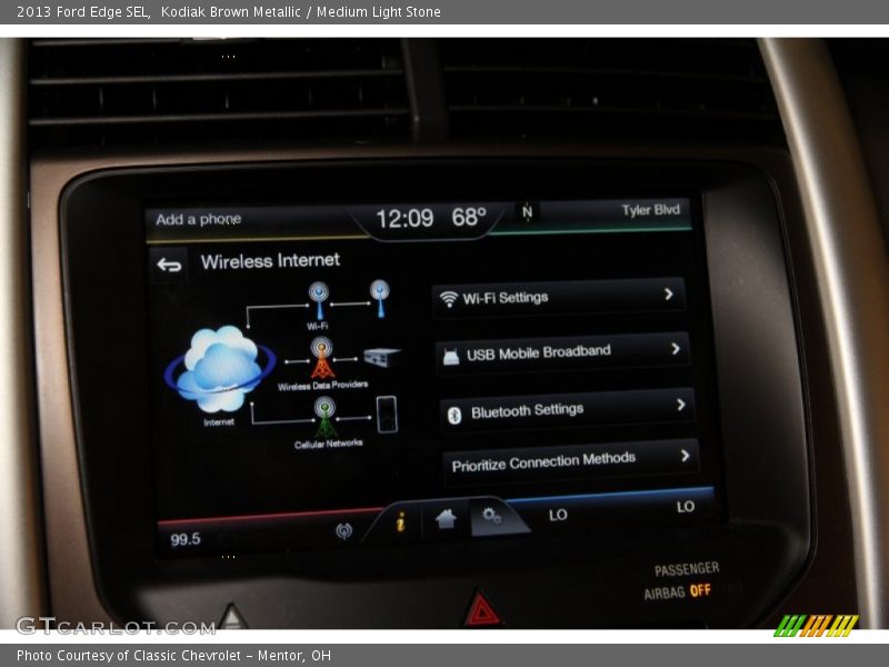 Kodiak Brown Metallic / Medium Light Stone 2013 Ford Edge SEL