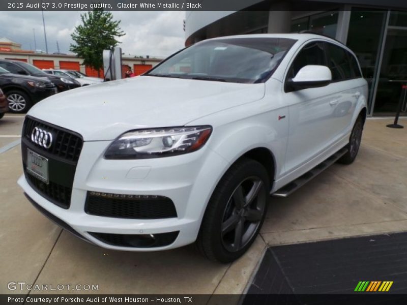 Glacier White Metallic / Black 2015 Audi Q7 3.0 Prestige quattro