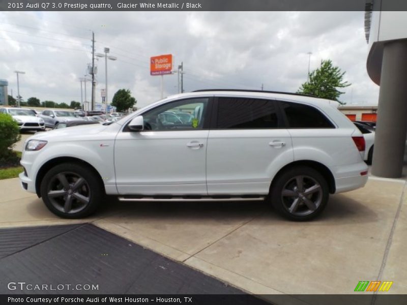 Glacier White Metallic / Black 2015 Audi Q7 3.0 Prestige quattro