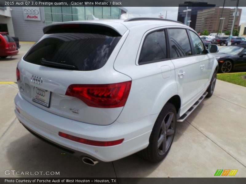 Glacier White Metallic / Black 2015 Audi Q7 3.0 Prestige quattro