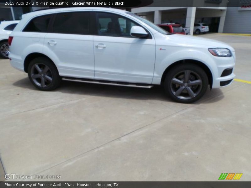 Glacier White Metallic / Black 2015 Audi Q7 3.0 Prestige quattro