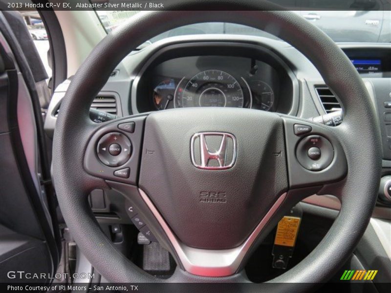 Alabaster Silver Metallic / Black 2013 Honda CR-V EX