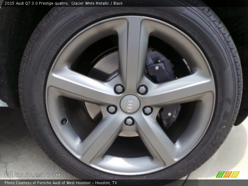 Glacier White Metallic / Black 2015 Audi Q7 3.0 Prestige quattro