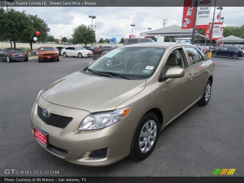 Desert Sand Mica / Bisque 2009 Toyota Corolla LE