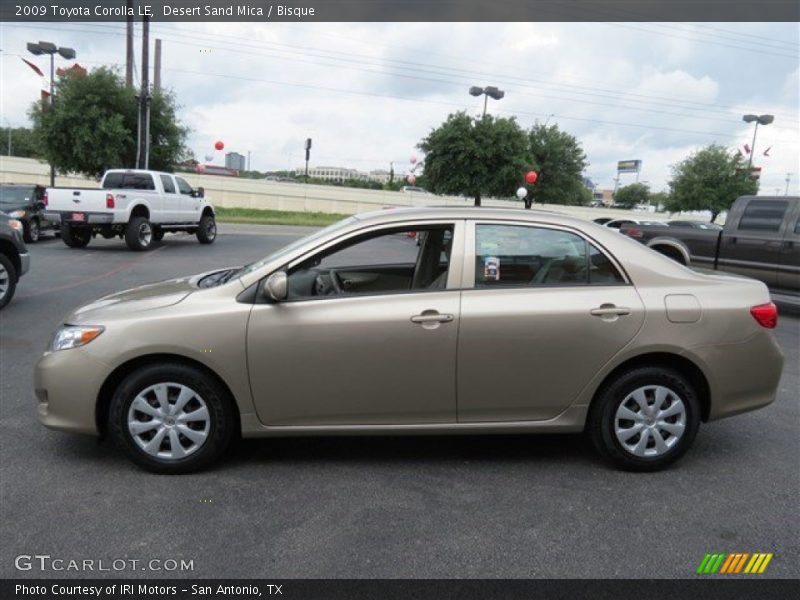 Desert Sand Mica / Bisque 2009 Toyota Corolla LE