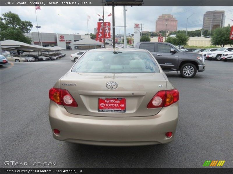 Desert Sand Mica / Bisque 2009 Toyota Corolla LE