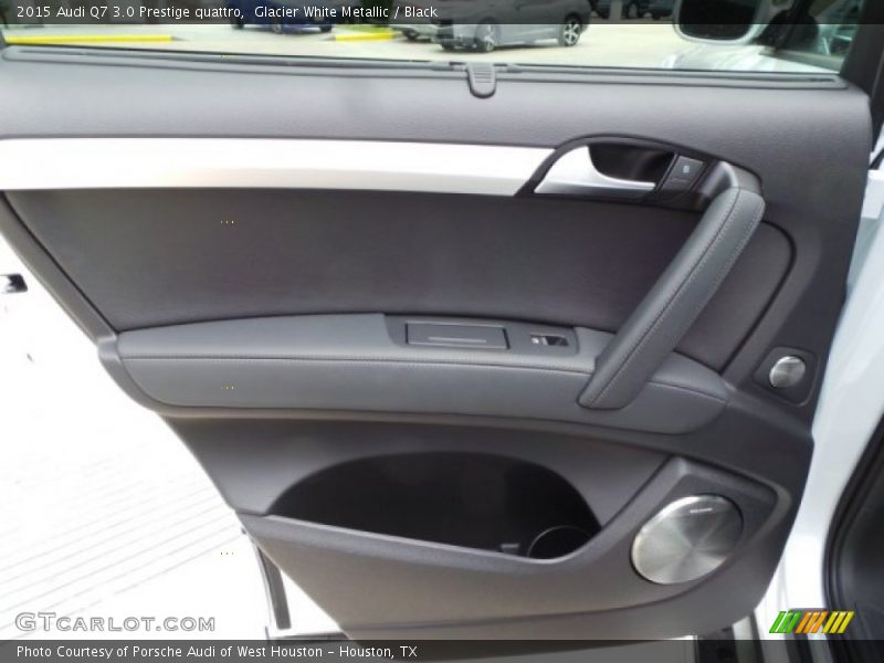 Glacier White Metallic / Black 2015 Audi Q7 3.0 Prestige quattro