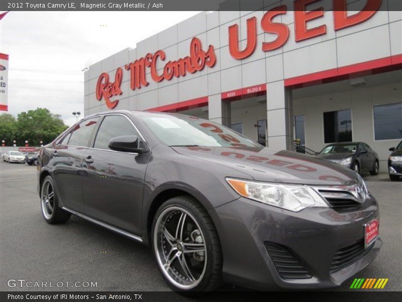 Magnetic Gray Metallic / Ash 2012 Toyota Camry LE