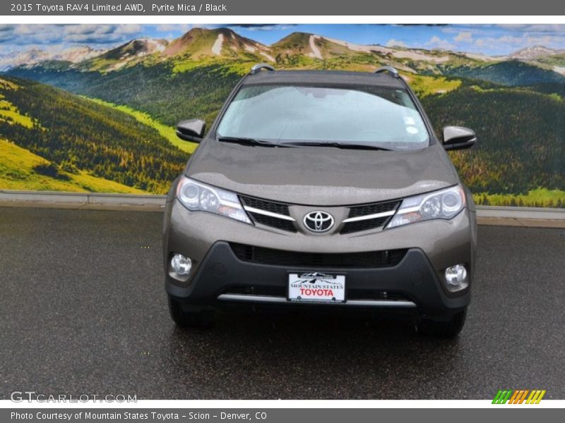 Pyrite Mica / Black 2015 Toyota RAV4 Limited AWD