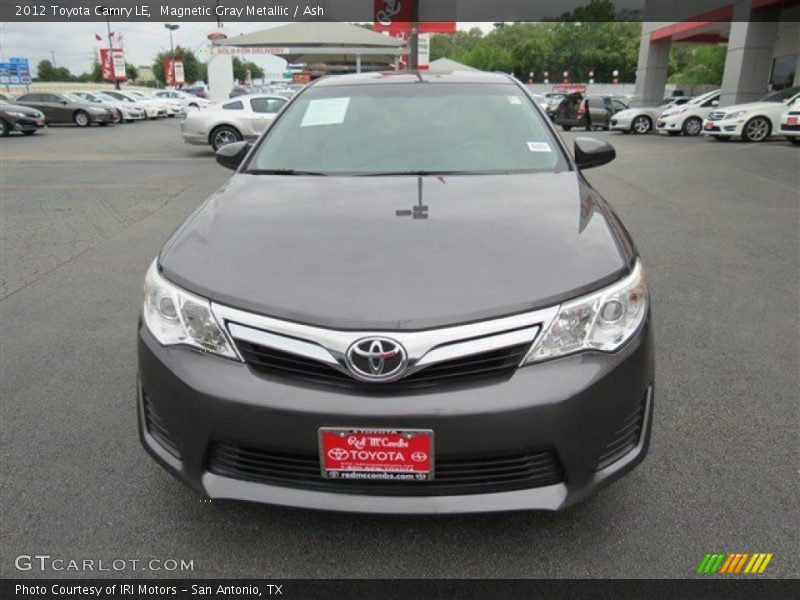 Magnetic Gray Metallic / Ash 2012 Toyota Camry LE