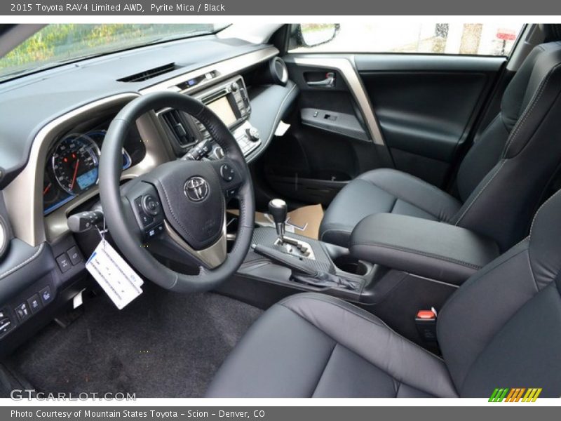 Pyrite Mica / Black 2015 Toyota RAV4 Limited AWD