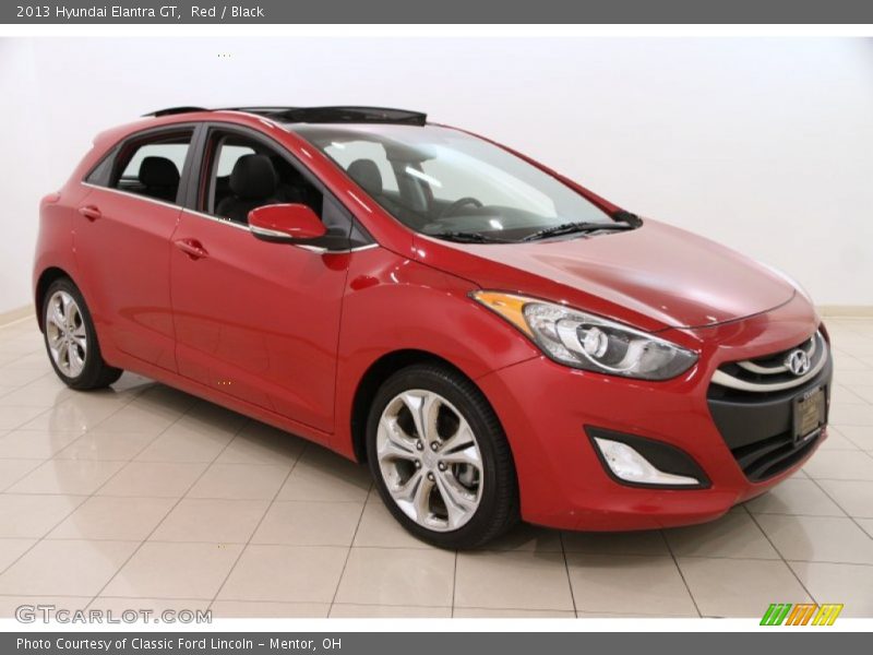 Red / Black 2013 Hyundai Elantra GT