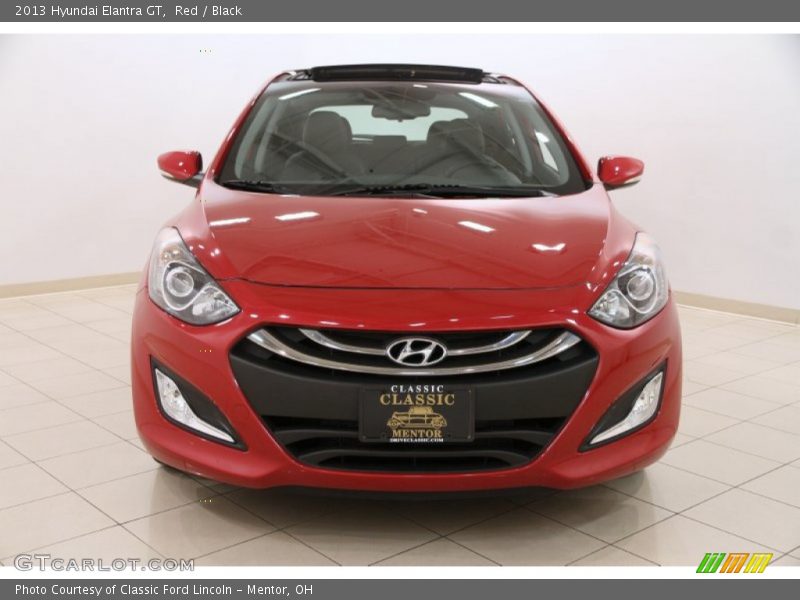 Red / Black 2013 Hyundai Elantra GT