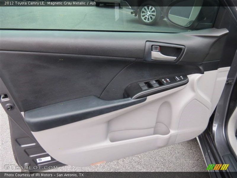 Magnetic Gray Metallic / Ash 2012 Toyota Camry LE