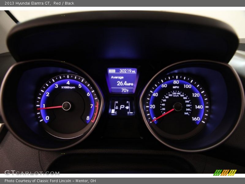  2013 Elantra GT GT Gauges