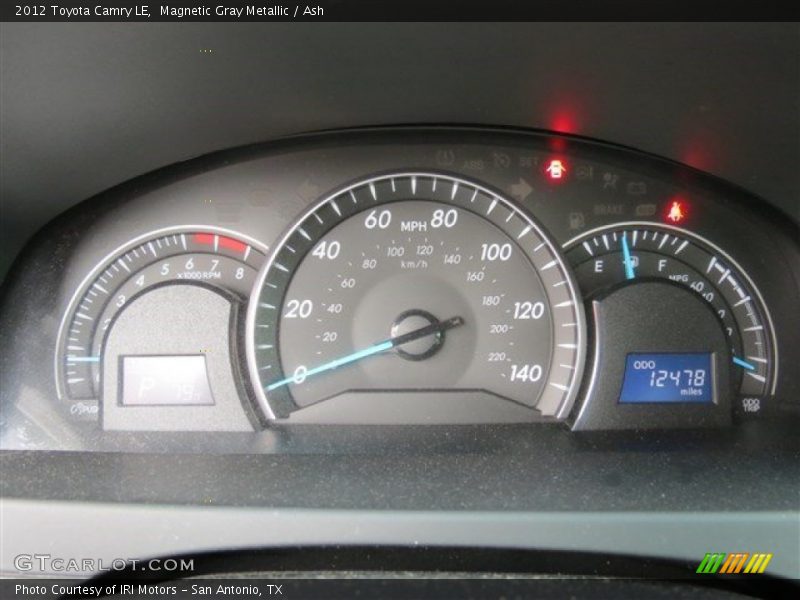 Magnetic Gray Metallic / Ash 2012 Toyota Camry LE