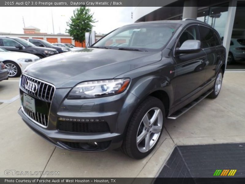 Daytona Gray Metallic / Black 2015 Audi Q7 3.0 Prestige quattro