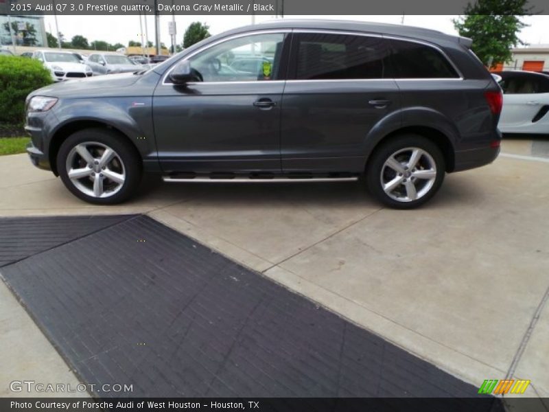 Daytona Gray Metallic / Black 2015 Audi Q7 3.0 Prestige quattro