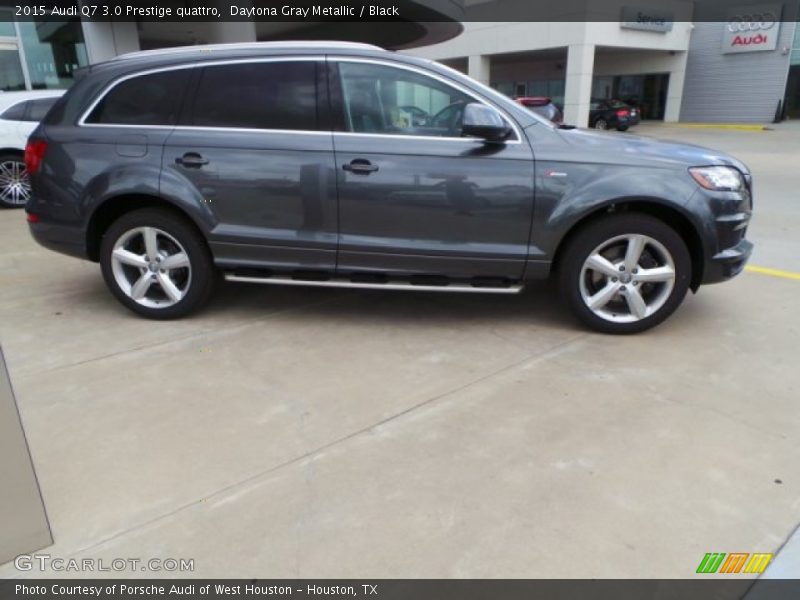 Daytona Gray Metallic / Black 2015 Audi Q7 3.0 Prestige quattro