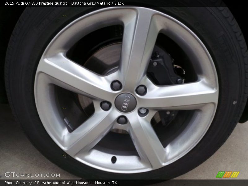 Daytona Gray Metallic / Black 2015 Audi Q7 3.0 Prestige quattro