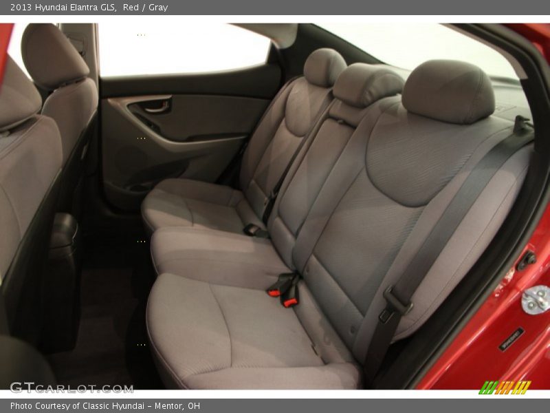 Red / Gray 2013 Hyundai Elantra GLS