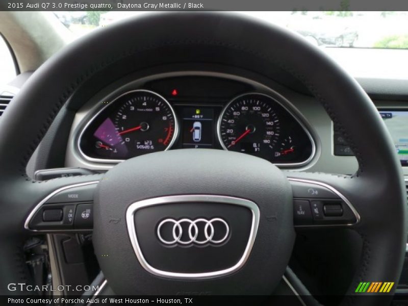 Daytona Gray Metallic / Black 2015 Audi Q7 3.0 Prestige quattro