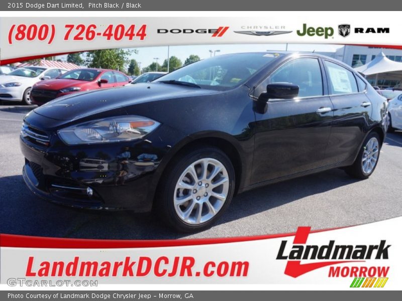 Pitch Black / Black 2015 Dodge Dart Limited