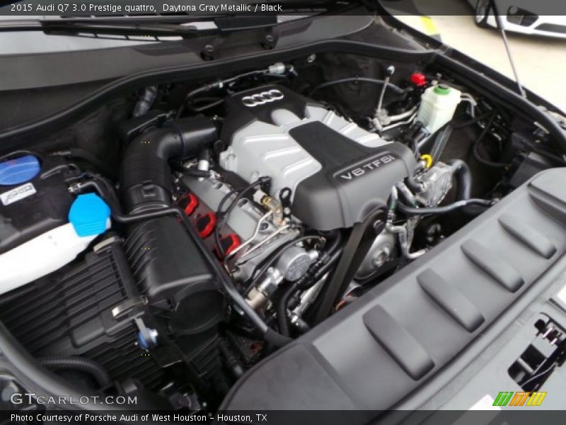 Daytona Gray Metallic / Black 2015 Audi Q7 3.0 Prestige quattro
