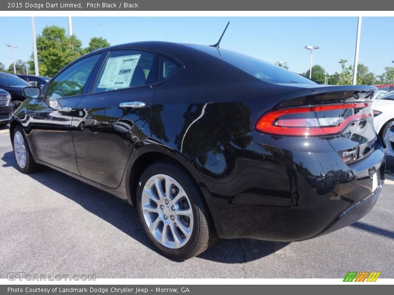Pitch Black / Black 2015 Dodge Dart Limited