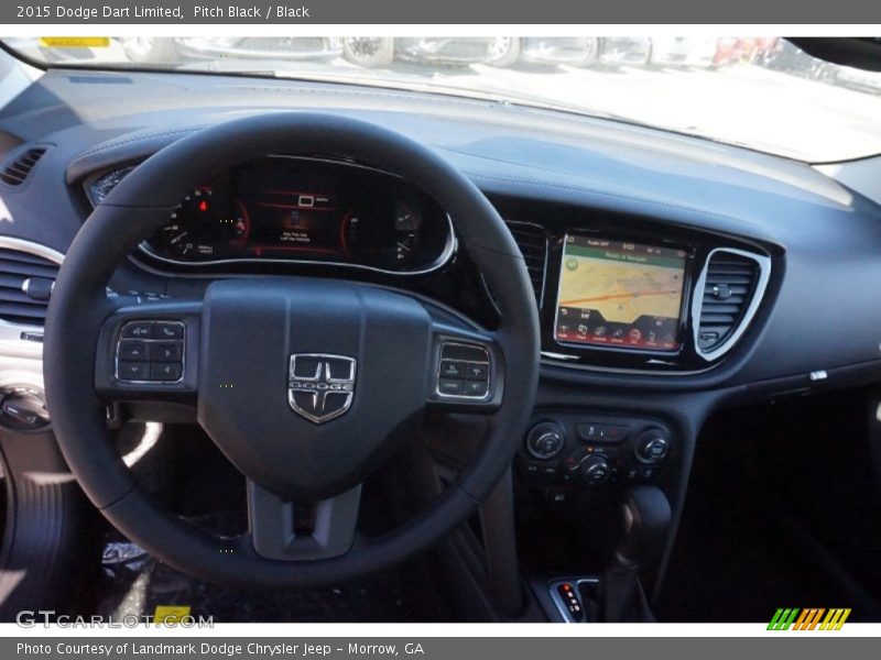 Pitch Black / Black 2015 Dodge Dart Limited