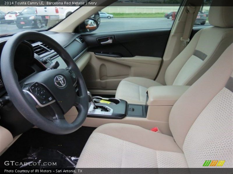 Barcelona Red Metallic / Ivory 2014 Toyota Camry LE
