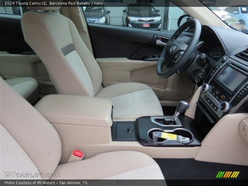 Barcelona Red Metallic / Ivory 2014 Toyota Camry LE