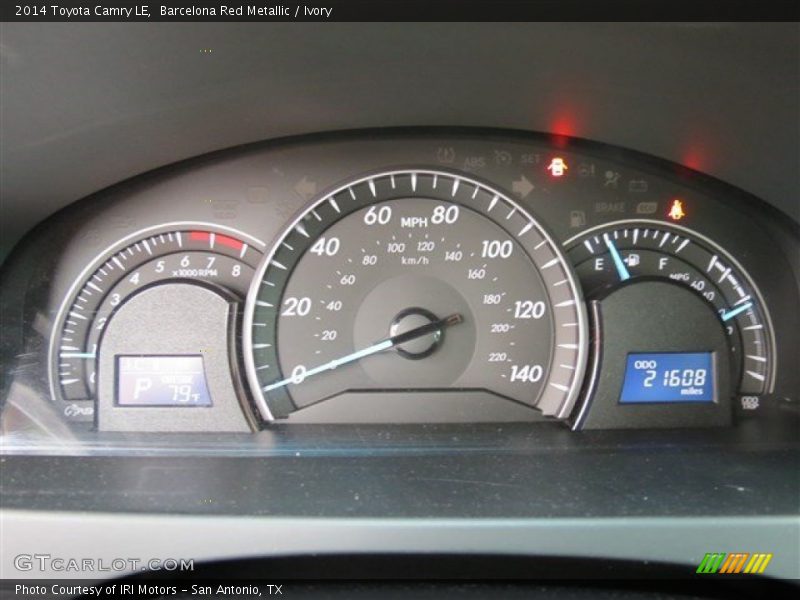 Barcelona Red Metallic / Ivory 2014 Toyota Camry LE