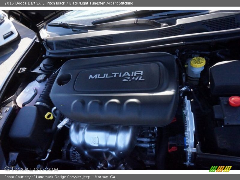 Pitch Black / Black/Light Tungsten Accent Stitching 2015 Dodge Dart SXT