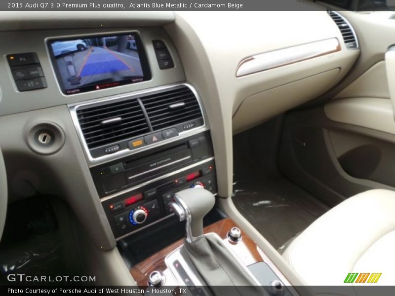 Atlantis Blue Metallic / Cardamom Beige 2015 Audi Q7 3.0 Premium Plus quattro