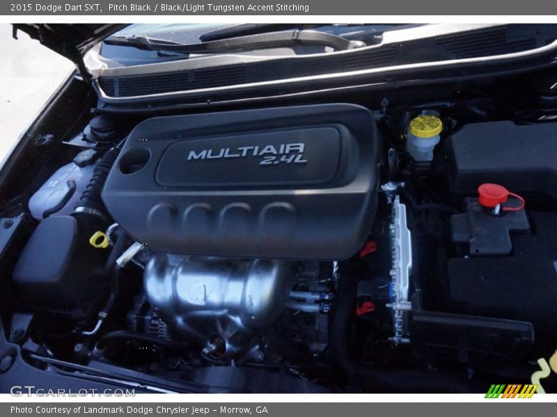 Pitch Black / Black/Light Tungsten Accent Stitching 2015 Dodge Dart SXT