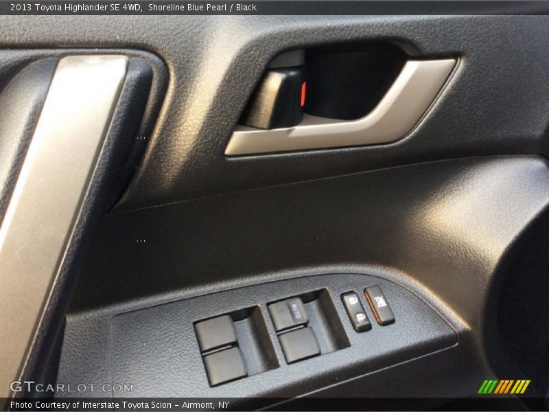Shoreline Blue Pearl / Black 2013 Toyota Highlander SE 4WD