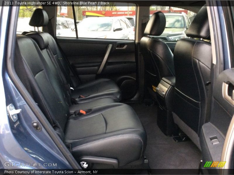 Shoreline Blue Pearl / Black 2013 Toyota Highlander SE 4WD