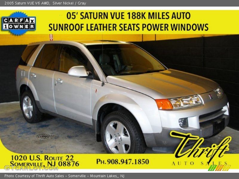 Silver Nickel / Gray 2005 Saturn VUE V6 AWD