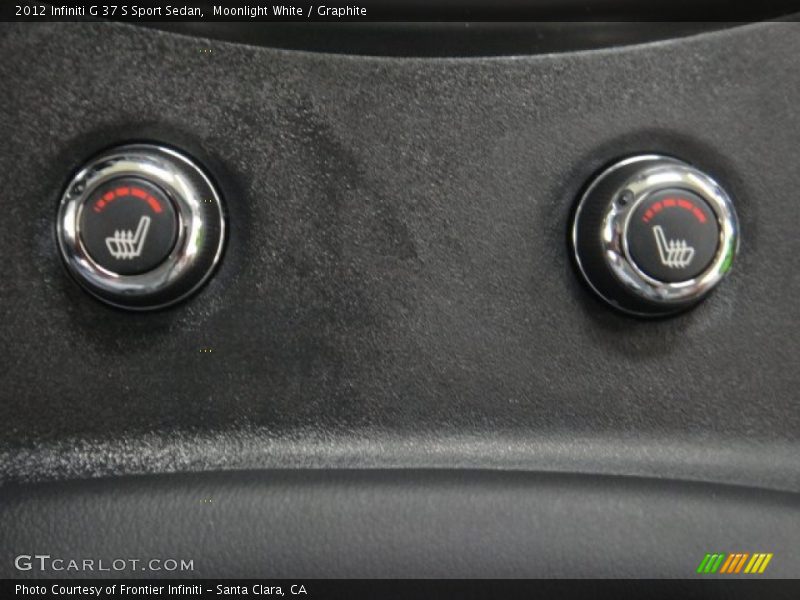 Moonlight White / Graphite 2012 Infiniti G 37 S Sport Sedan