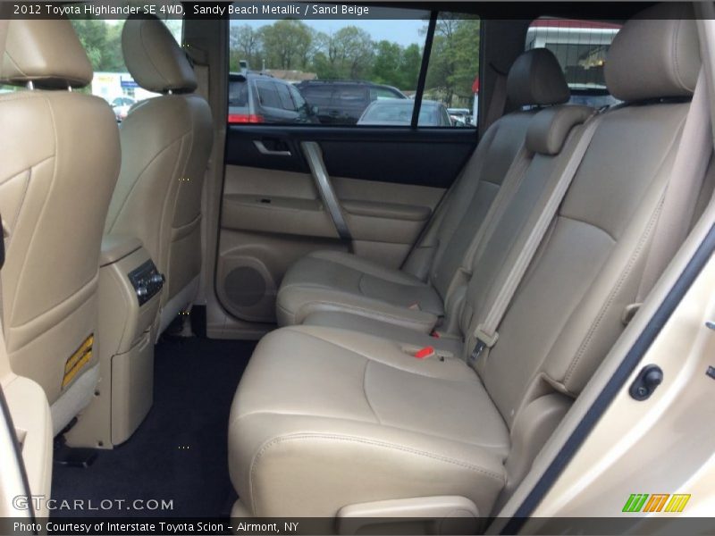 Sandy Beach Metallic / Sand Beige 2012 Toyota Highlander SE 4WD