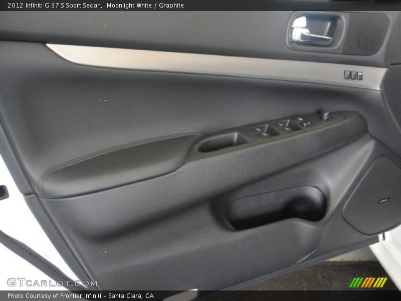 Moonlight White / Graphite 2012 Infiniti G 37 S Sport Sedan